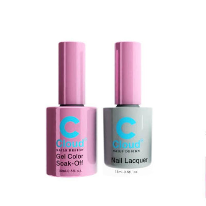 Chisel Cloud Florida #081 gel and matching nail lacquer bottle pair