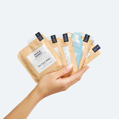 VOESH Deluxe Pedicure In A Box 4 In 1 (Hộp 50 gói) - than hoạt tính thải độc 