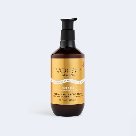 Voesh Vegan Hand & Body Creme 24k Gold 28oz