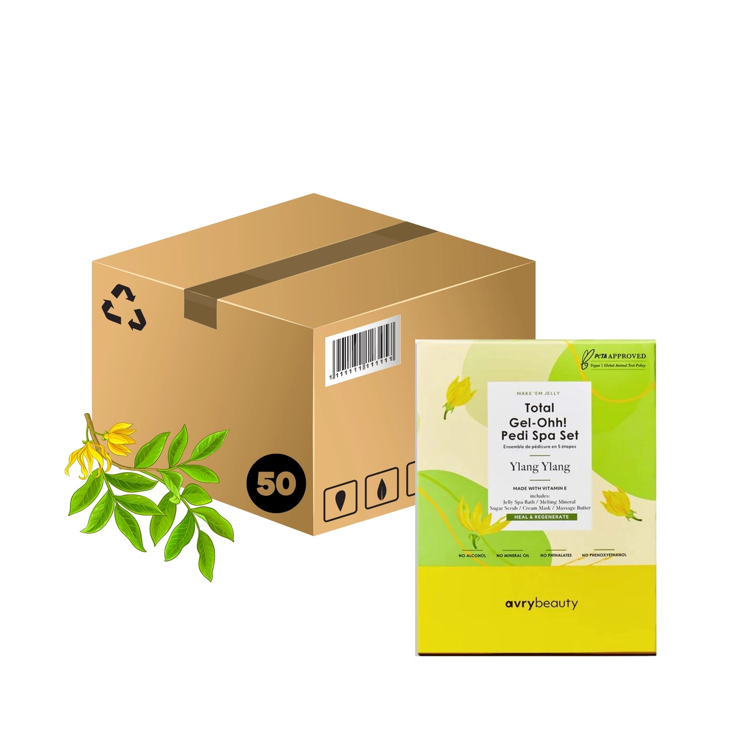 AvryBeauty Gel-Ohh Jelly Spa - Rosa 