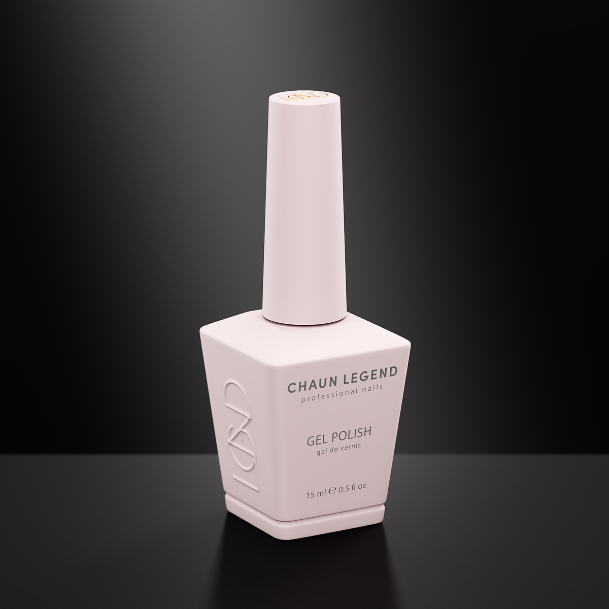 Chaun Legend LG5033 Palest Pink bottle and color swatch