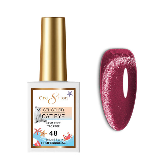 Cre8tion Cat Eye Gel Polish CE048