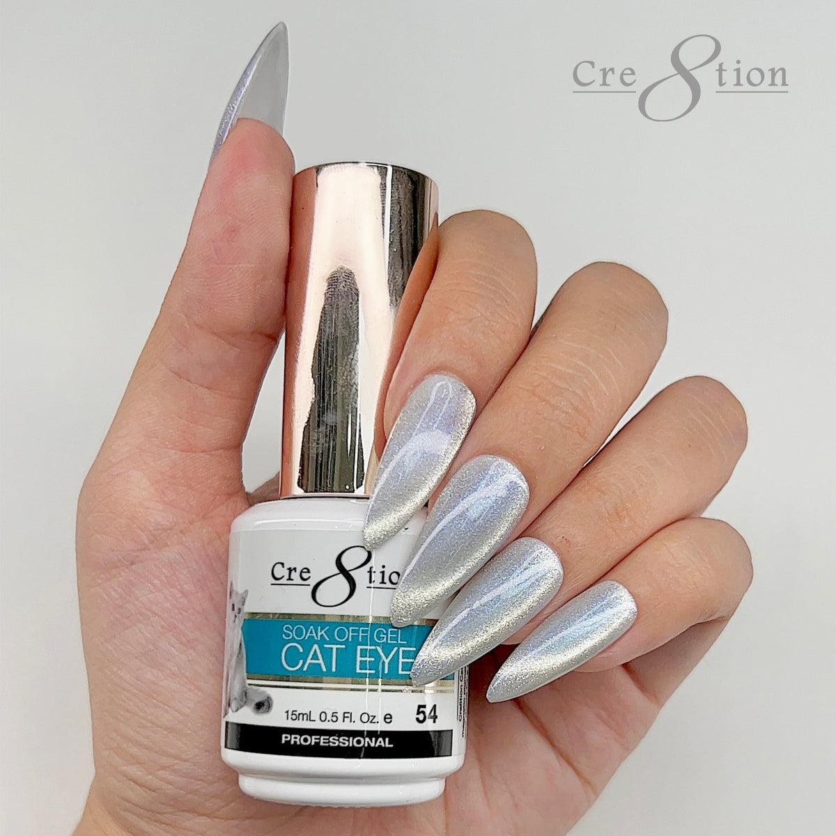 Cre8tion Cat Eye Gel Polish CE054