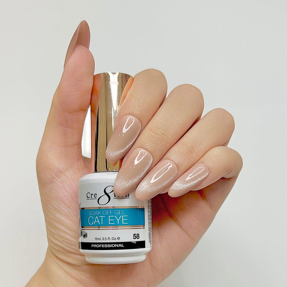 Cre8tion Cat Eye Gel Polish CE058