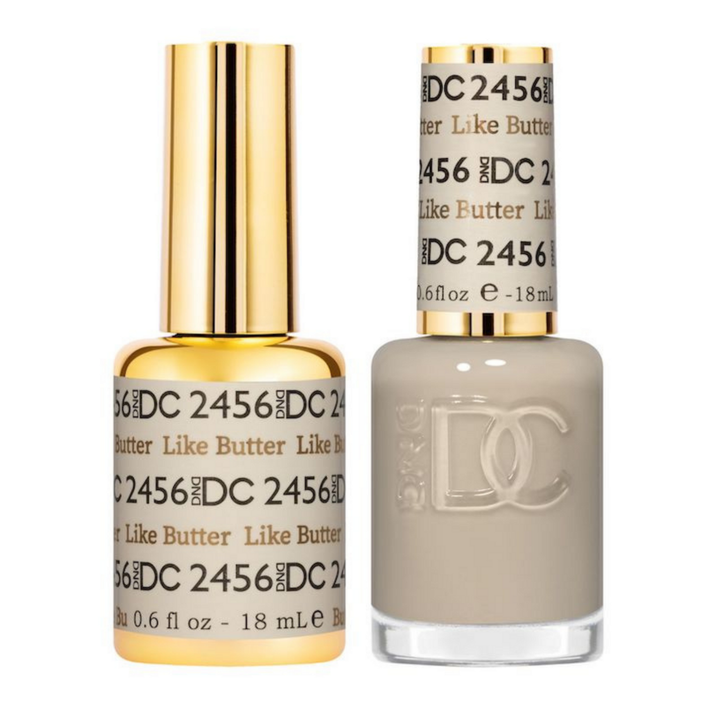 DND DC Premium set Gel Color Matching Polish Color - Like Butter #2456