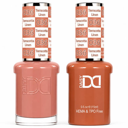 DND HEMA & TPO Free Gel Polish Duo #036 Terracotta Luau