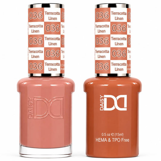 DND HEMA & TPO Free Gel Polish Duo #036 Terracotta Luau