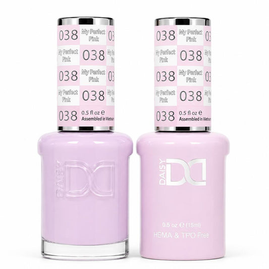 DND HEMA & TPO Free Gel Polish Duo #038 My Perfect Pink