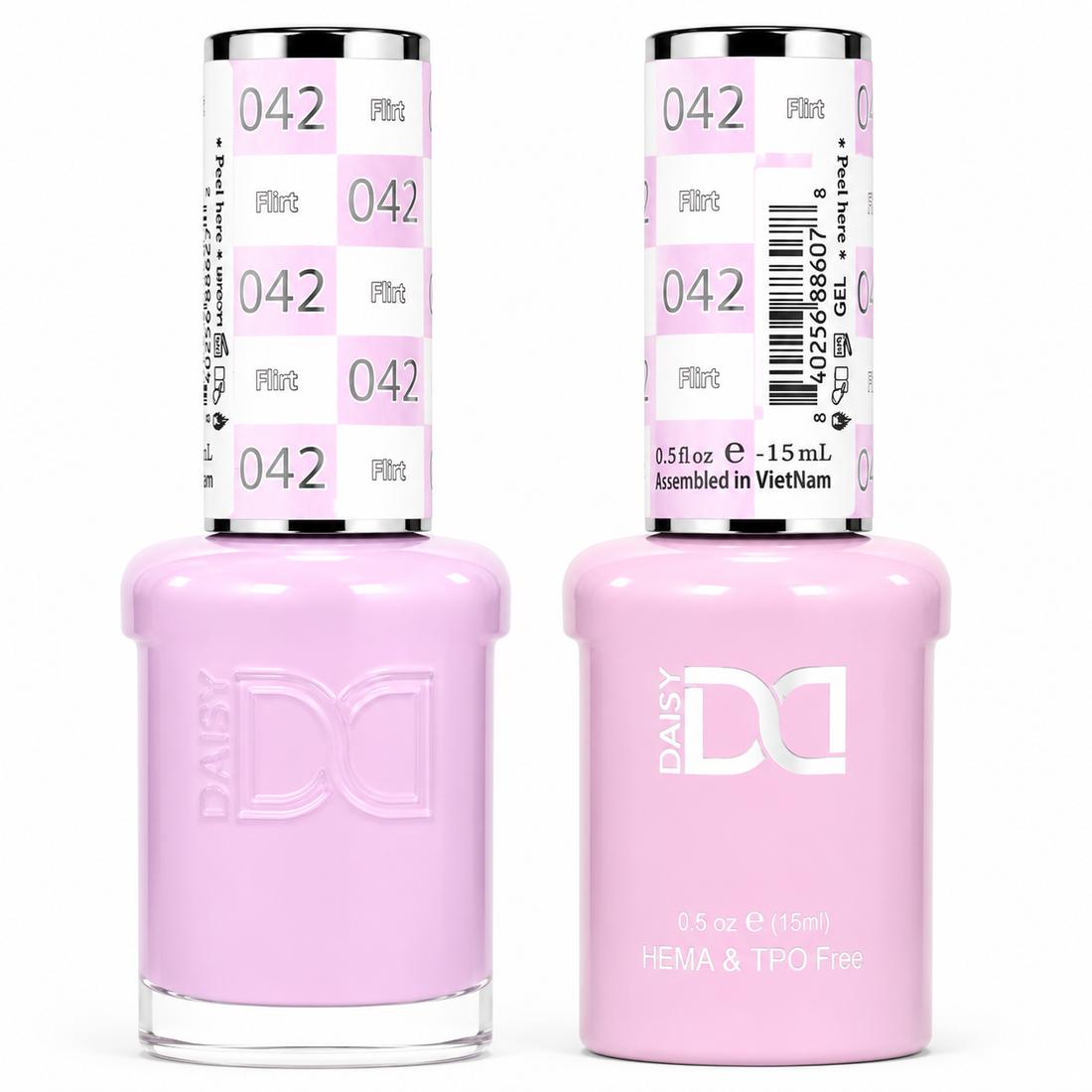 DND HEMA & TPO Free Gel Polish Duo #042 Flirt