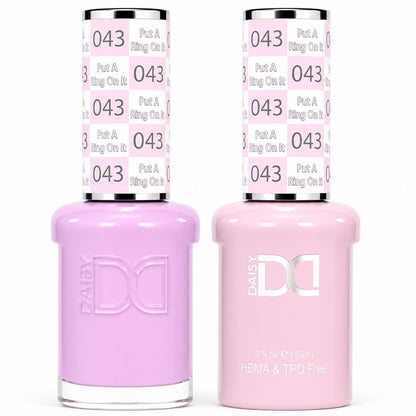 DND HEMA & TPO Free Gel Polish Duo #043 Put A Ring On It