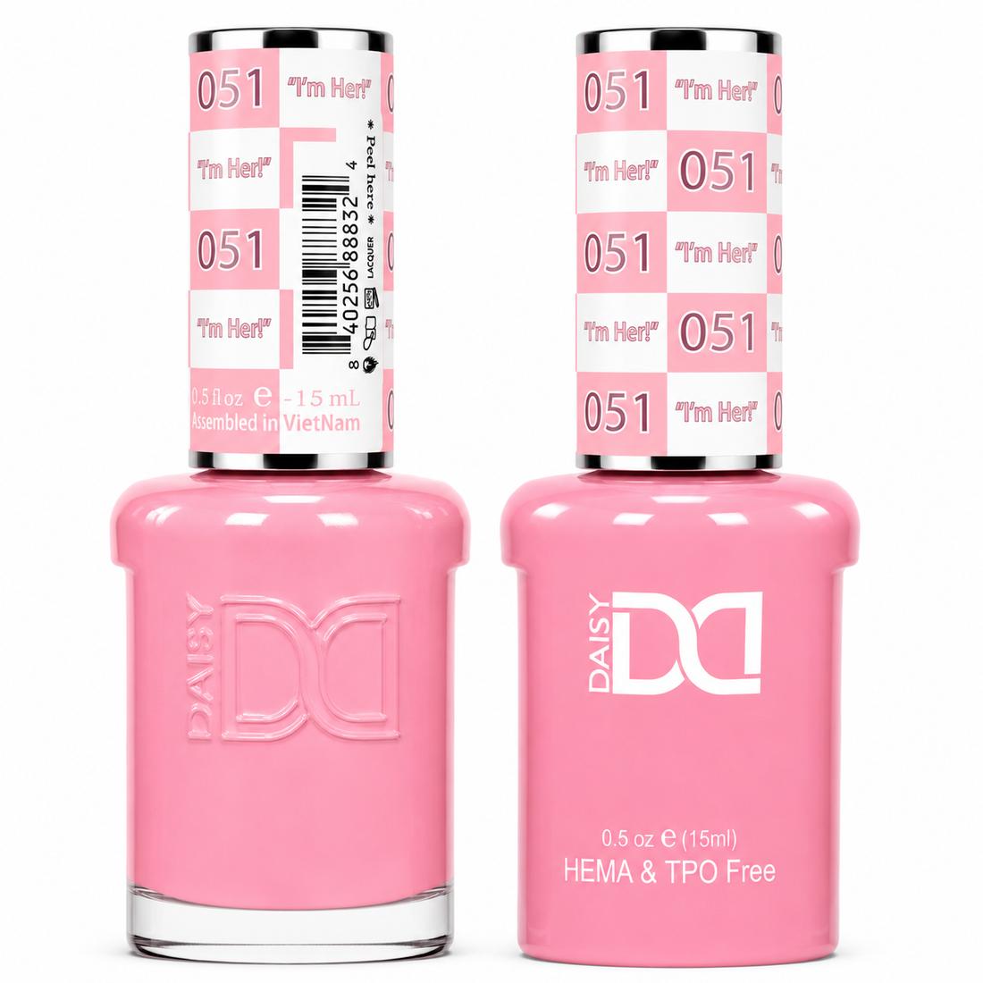 DND HEMA & TPO Free Gel Polish Duo #051 I’m Her