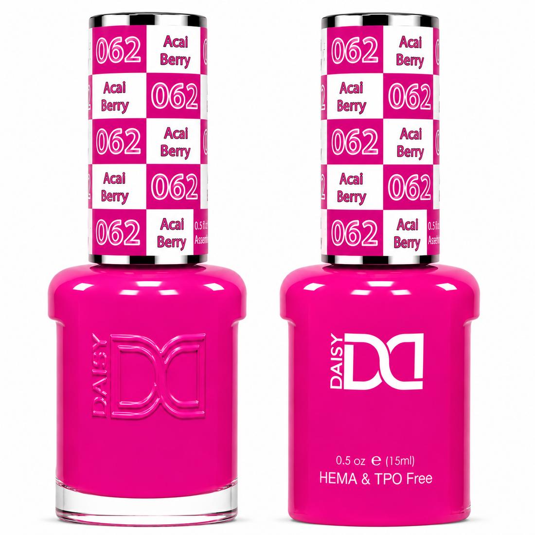 DND HEMA & TPO Free Gel Polish Duo #062 Acai Berry