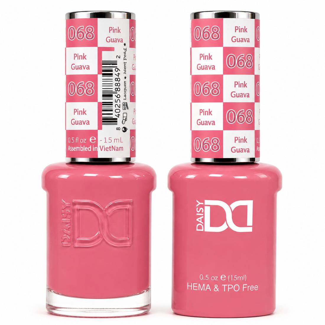 DND HEMA & TPO Free Gel Polish Duo #068 Pink Guava