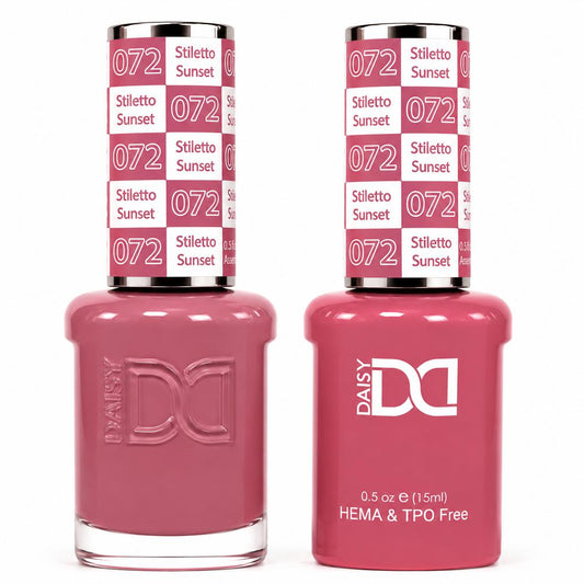DND HEMA & TPO Free Gel Polish Duo #072 Silhouette Sunset