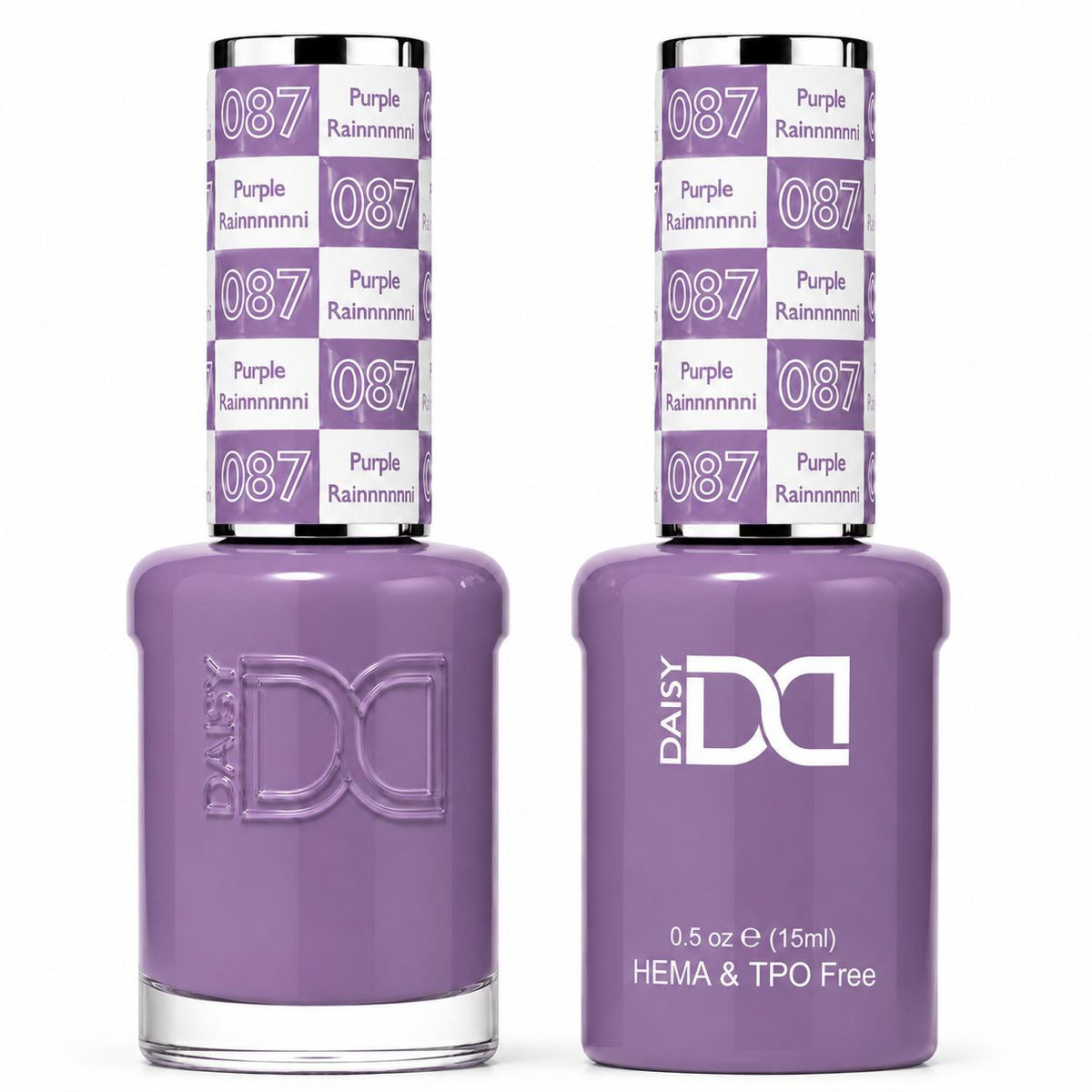 DND HEMA & TPO Free Gel Polish Duo #087 Purple Rainnnnnn