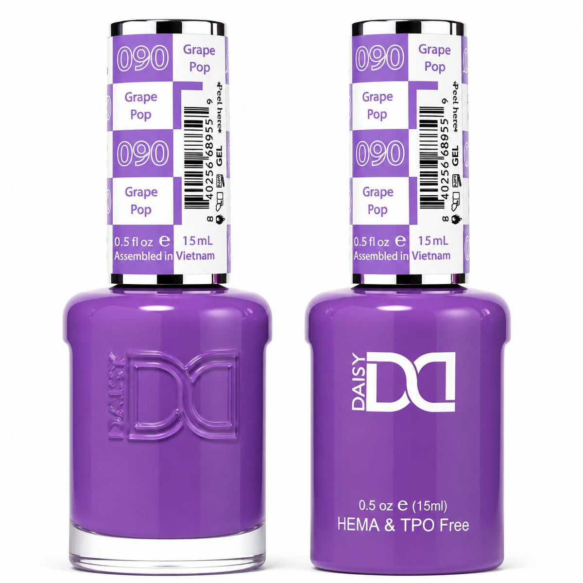 DND HEMA & TPO Free Gel Polish Duo #090 Grape Pop