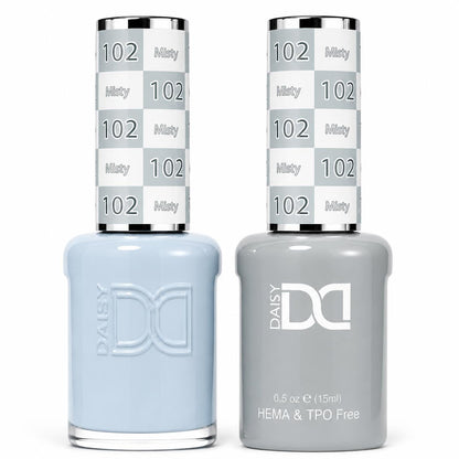 DND HEMA & TPO Free Gel Polish Duo #102 Misty