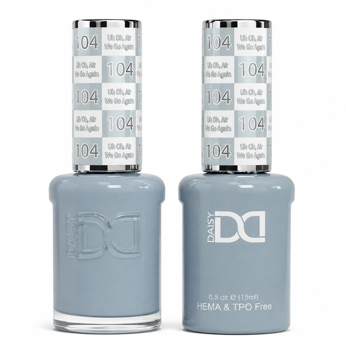 DND HEMA & TPO Free Gel Polish Duo #104 Uh Oh, Air We Go Again