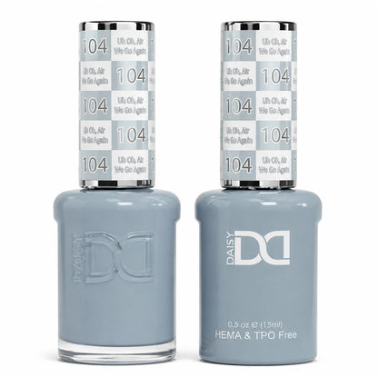 DND HEMA & TPO Free Gel Polish Duo #104 Uh Oh, Air We Go Again