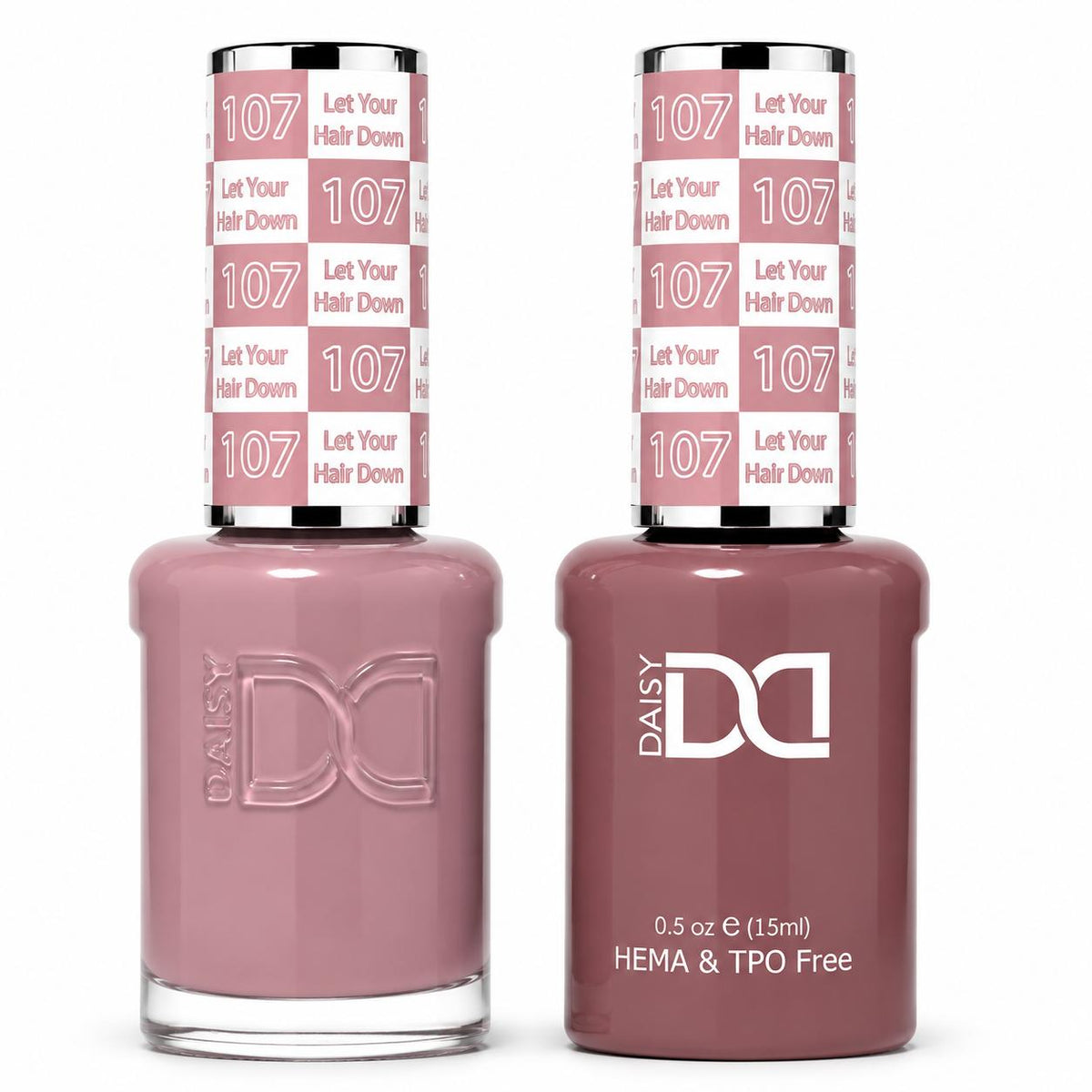 DND HEMA & TPO Free Gel Polish Duo #107 Let Your Hair Down