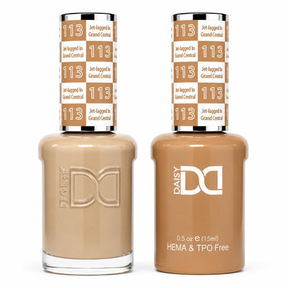 DND HEMA & TPO Free Gel Polish Duo #113 Jet Lagged In Grand Central