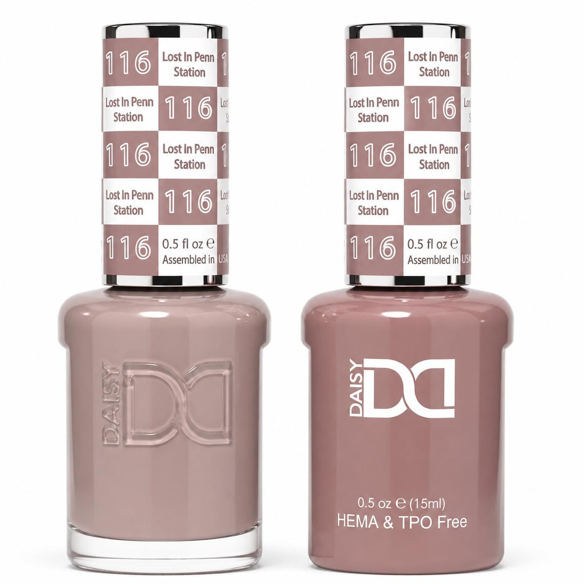 DND HEMA & TPO Free Gel Polish Duo #116 Lost In Penn Station