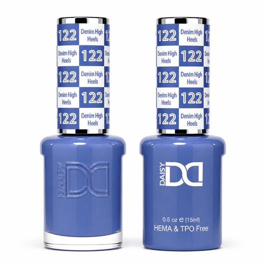 DND HEMA & TPO Free Gel Polish Duo #122 Denim High Heels