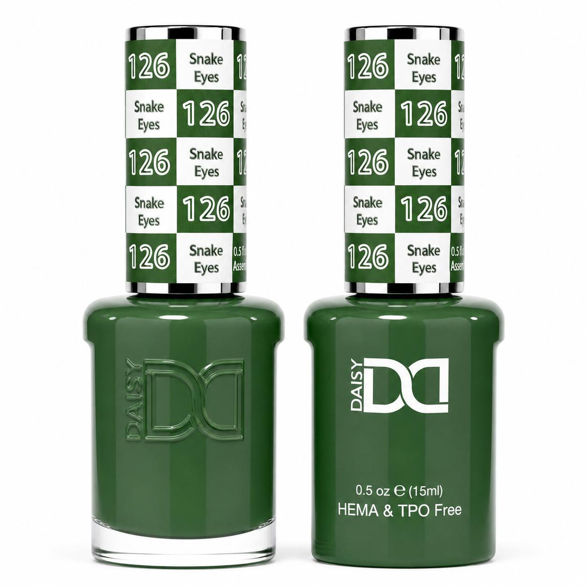 DND HEMA & TPO Free Gel Polish Duo #126 Snake Eyes