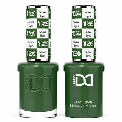 DND HEMA & TPO Free Gel Polish Duo #126 Snake Eyes