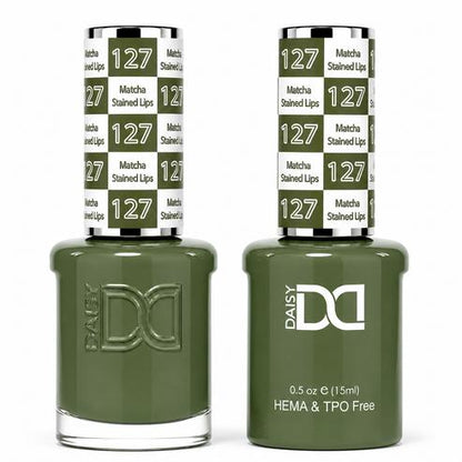 DND HEMA & TPO Free Gel Polish Duo #127 Matcha Stained Lips