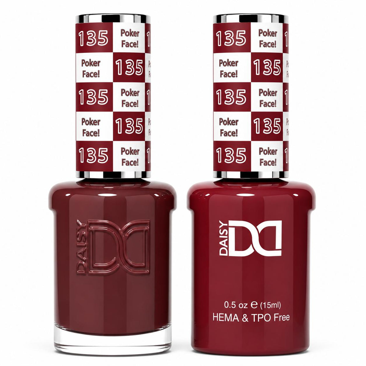 DND HEMA & TPO Free Gel Polish Duo #135 Poker Face!