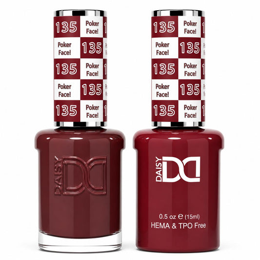 DND HEMA & TPO Free Gel Polish Duo #135 Poker Face!