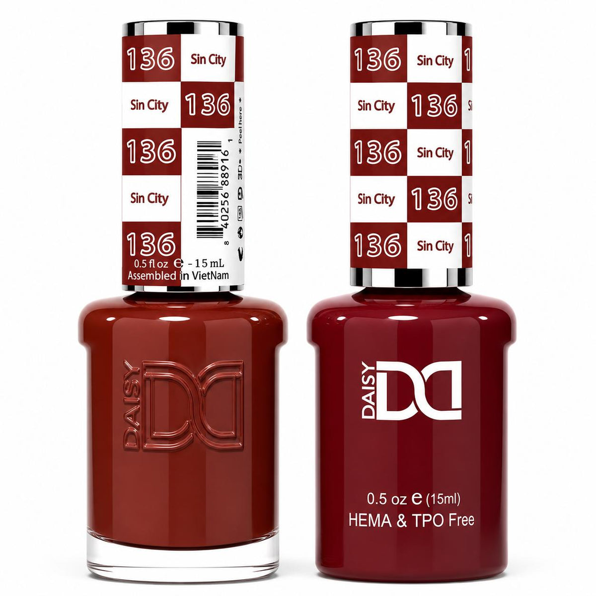 DND HEMA & TPO Free Gel Polish Duo #136 Sin City
