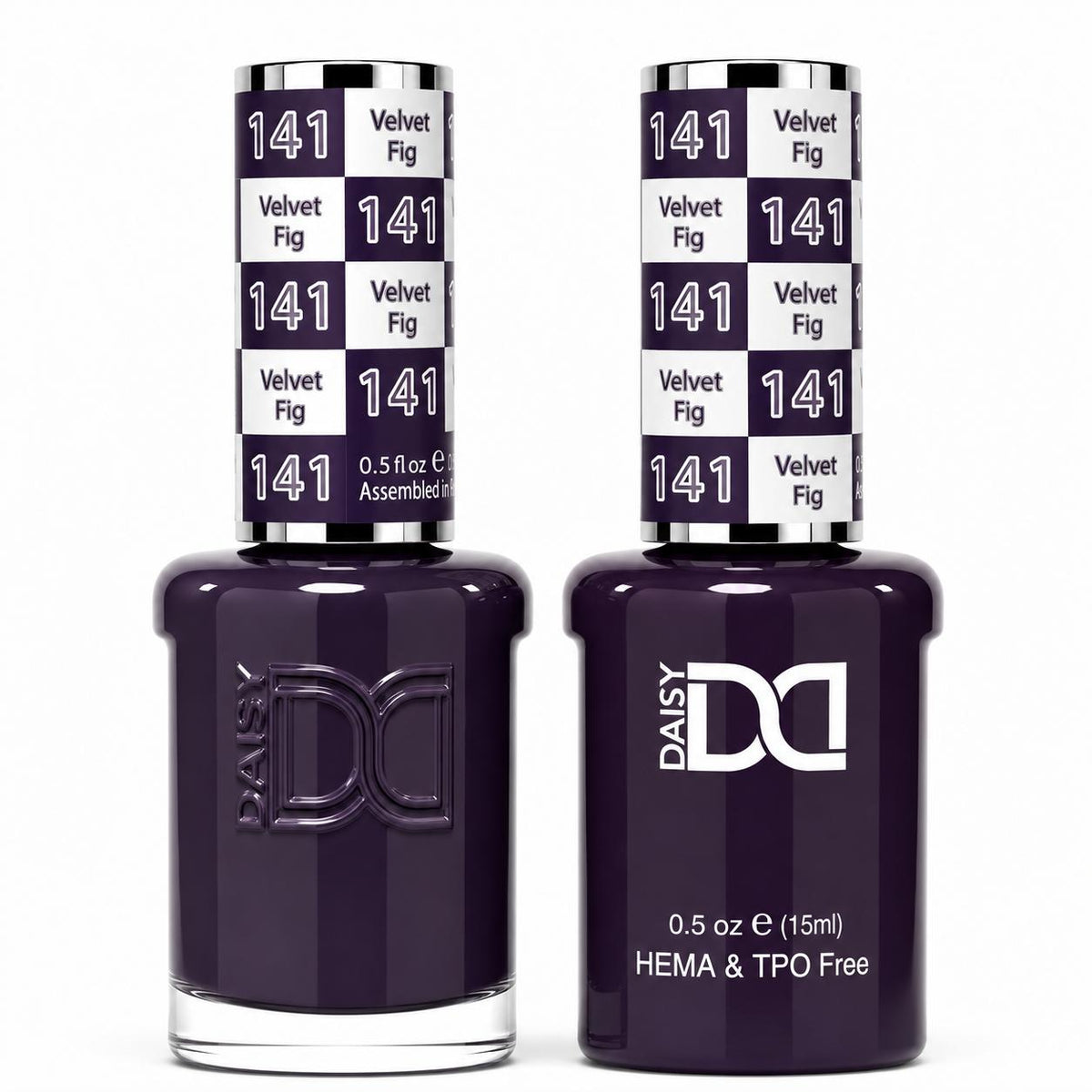 DND HEMA & TPO Free Gel Polish Duo #141 Velvet Fig