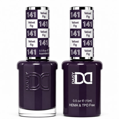 DND HEMA & TPO Free Gel Polish Duo #141 Velvet Fig