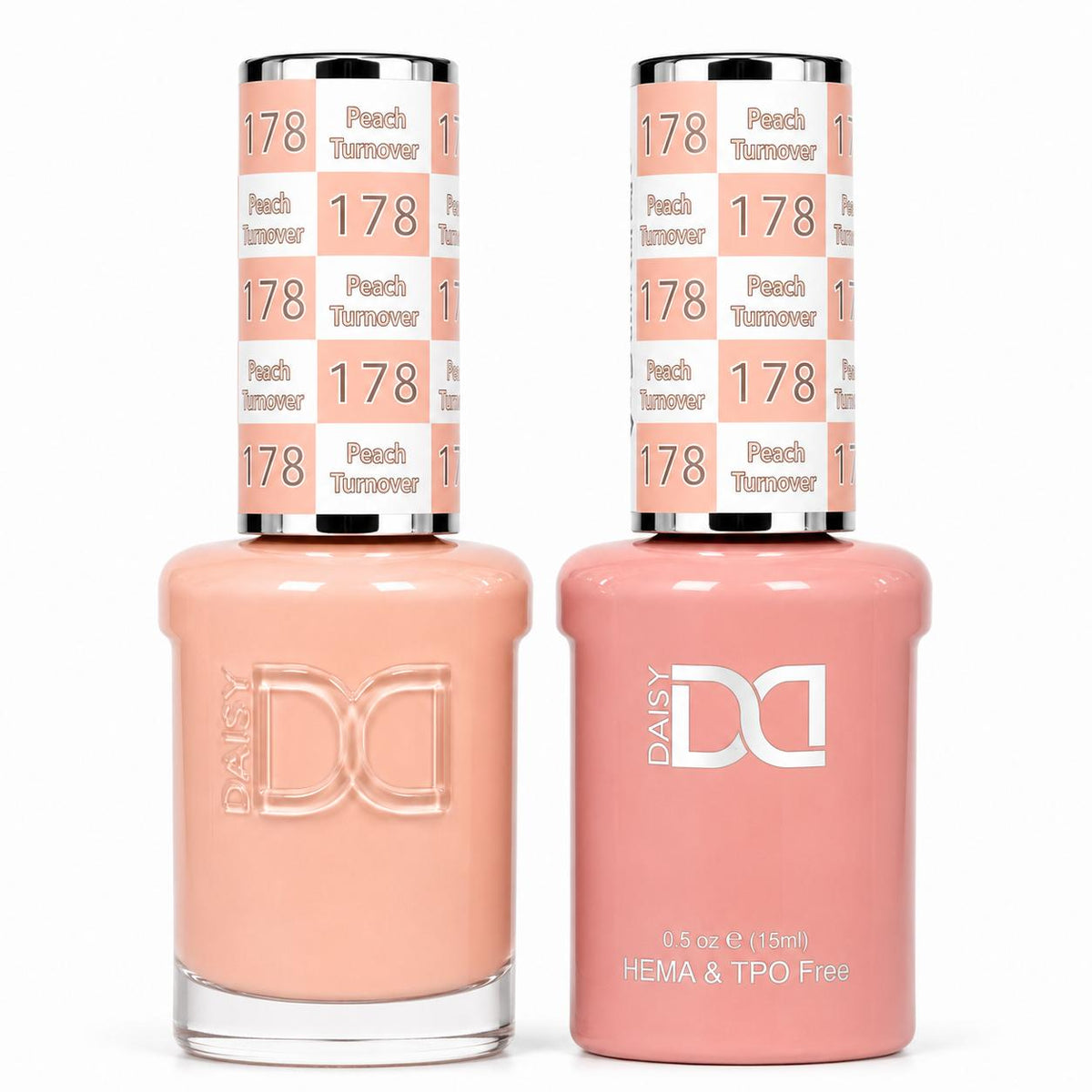 DND HEMA & TPO Free Gel Polish Duo #178 Peach Turnover