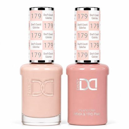 DND HEMA & TPO Free Gel Polish Duo #179 Don't Count Calories