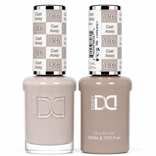 DND HEMA & TPO Free Gel Polish Duo #186 Cast Away