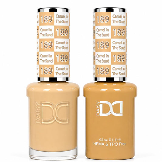 DND HEMA & TPO Free Gel Polish Duo #189 Camel In The Sand