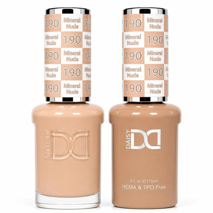 DND HEMA & TPO Free Gel Polish Duo #190 Mineral Nude