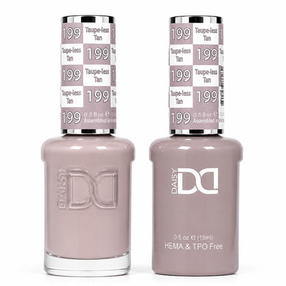 DND HEMA & TPO Free Gel Polish Duo #199 Taupe Less Tan