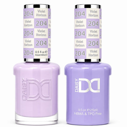DND HEMA & TPO Free Gel Polish Duo #204 Violet Horizon
