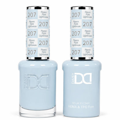 DND HEMA & TPO Free Gel Polish Duo #207 Pigeon Point Lighthouse