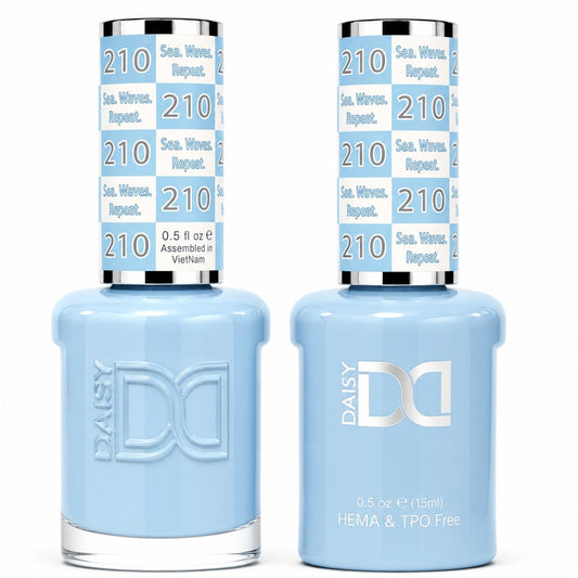 DND HEMA & TPO Free Gel Polish Duo #210 Sea. Waves. Repeat