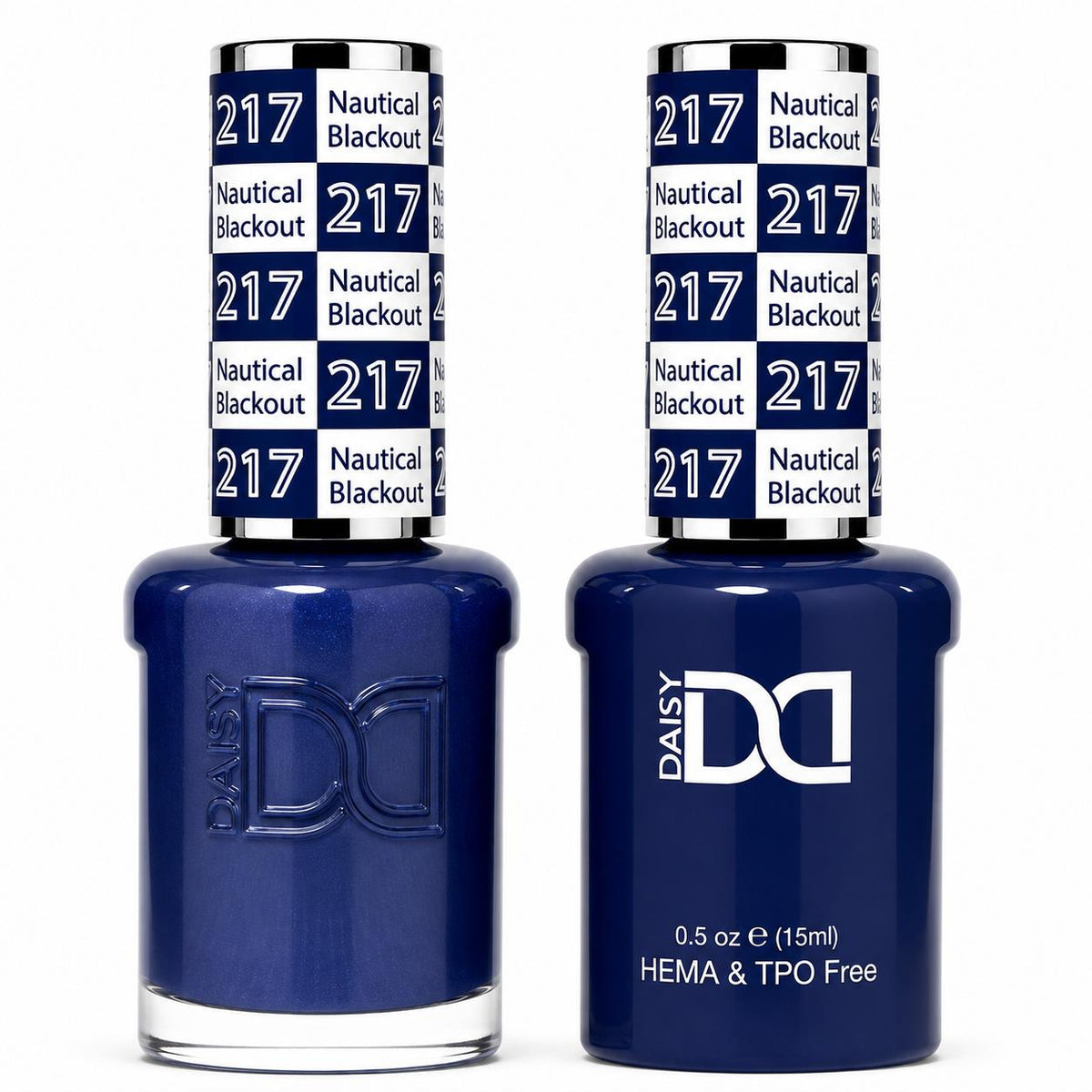 DND HEMA & TPO Free Gel Polish Duo #217 Nautical Blackout