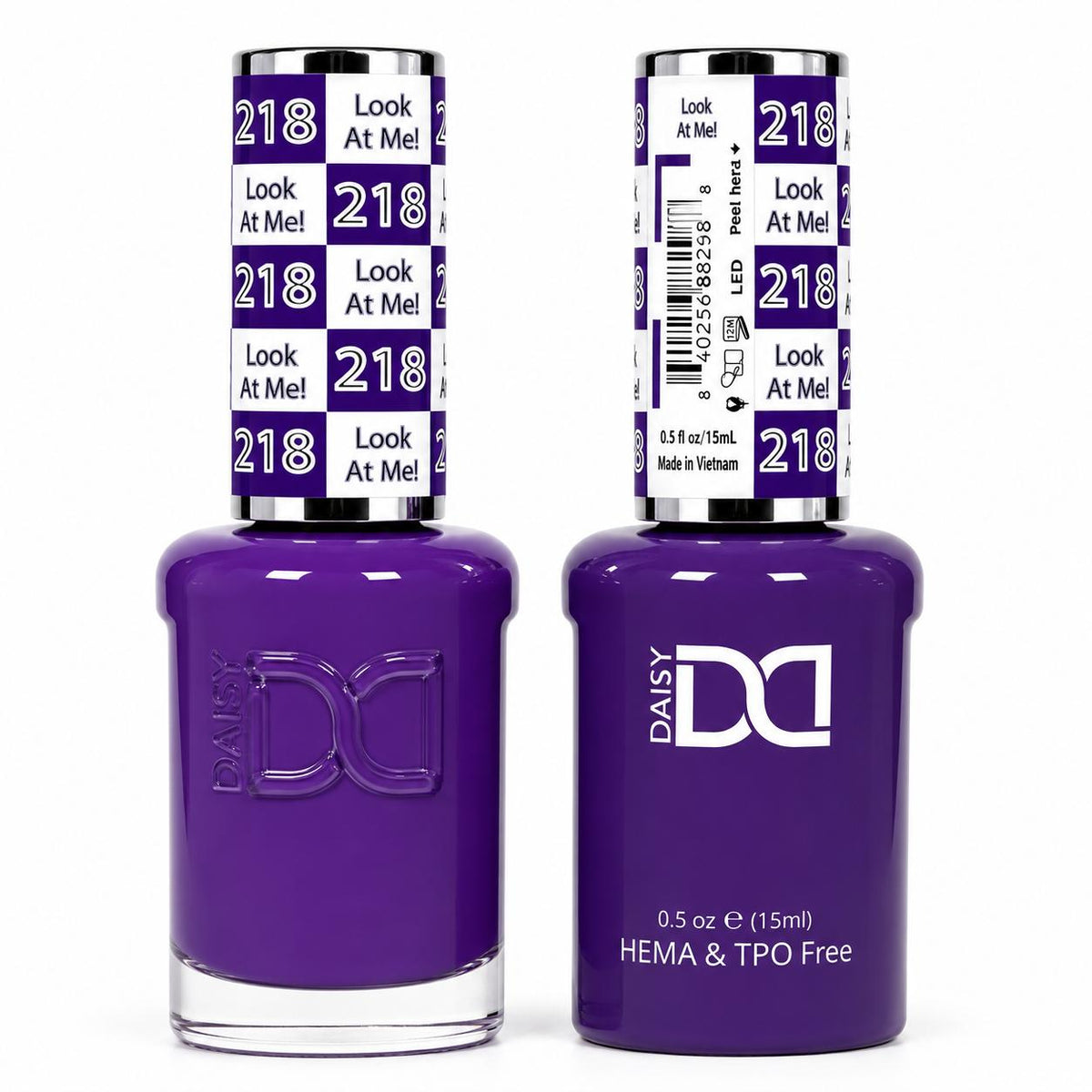 DND HEMA & TPO Free Gel Polish Duo #218 Look At Me!
