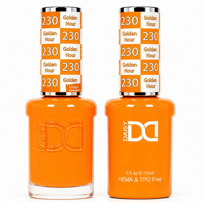 DND HEMA & TPO Free Gel Polish Duo #230 Golden Hour