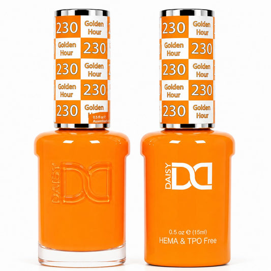 DND HEMA & TPO Free Gel Polish Duo #230 Golden Hour