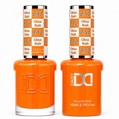 DND HEMA & TPO Free Gel Polish Duo #232 Citrus Rush