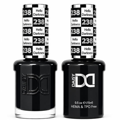 DND HEMA & TPO Free Gel Polish Duo #238 Hello Darkness